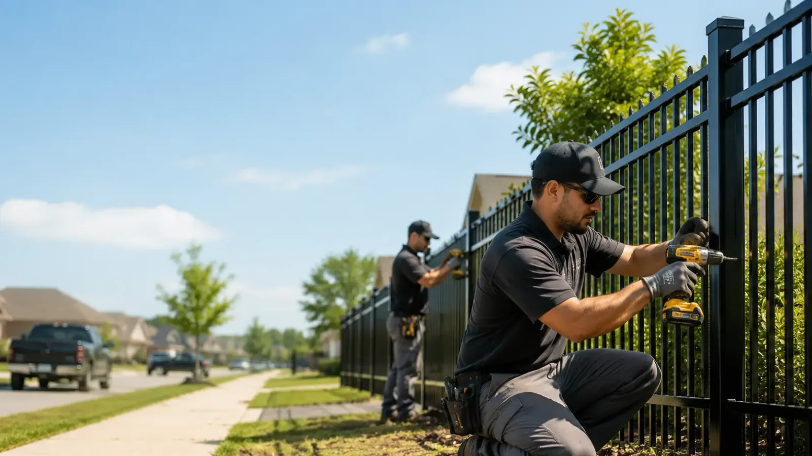 Metal Fence Installation in Oden, MI